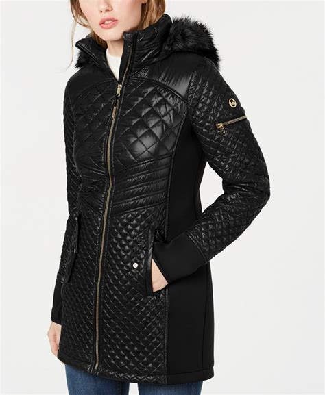 michael kors hooded jacket men|Michael Kors puffer jacket ladies.